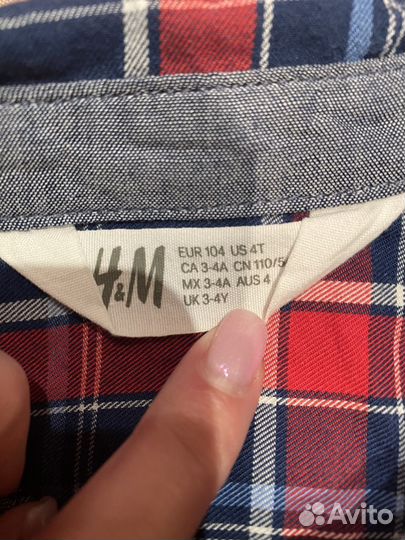 Рубашка детская H&M 104р