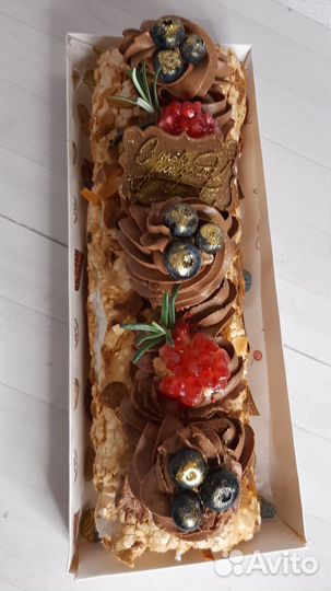 Меренговый рулет