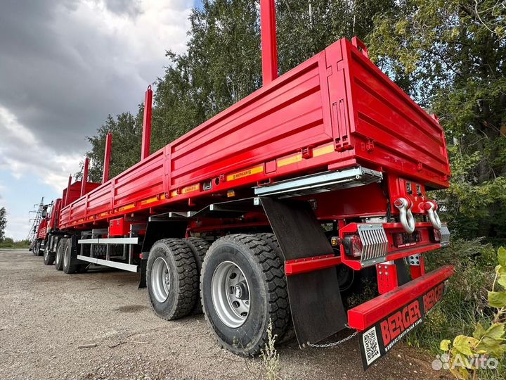 Полуприцеп бортовой Berger 9852, 2024