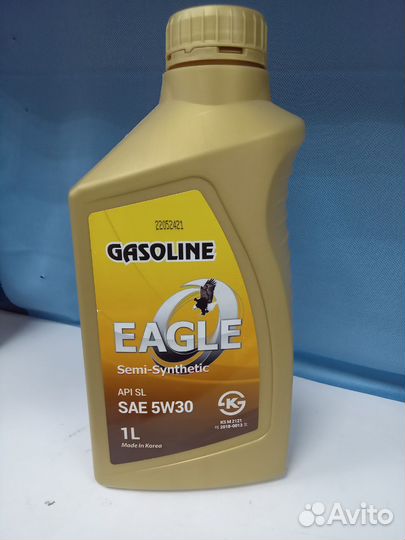 Моторное масло eagle 5W30 1л