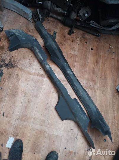 Накладки на порог внутренние Опель Астра Н