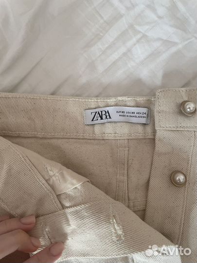 Джинсовая юбка zara