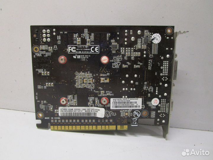 Видеокарта 1Gb Palit Geforce GTX650 NE5X65001301