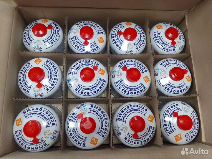 Газ для портативных плит с резьбой, всесезонный