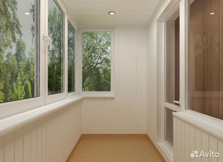 Остекление теплое с расширением