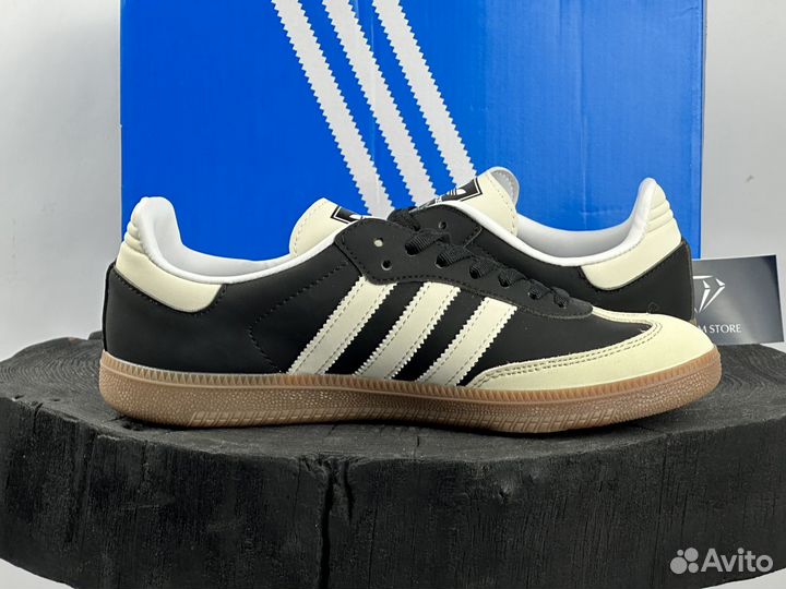 Кеды Adidas Samba OG Core Black Wonder White