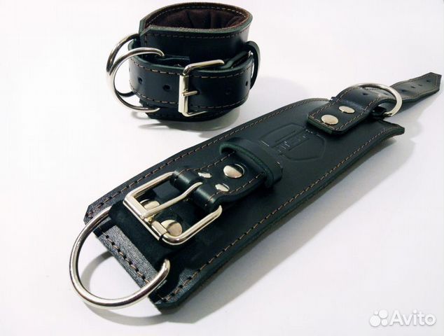 Манжеты на ноги усиленные (1 шт) чёрные или коричн