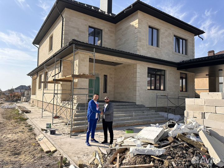 Дагестанский камень облицовка фасадов дома