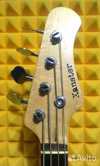 Бас гитара Xanster с чехлом. MusicMan Style