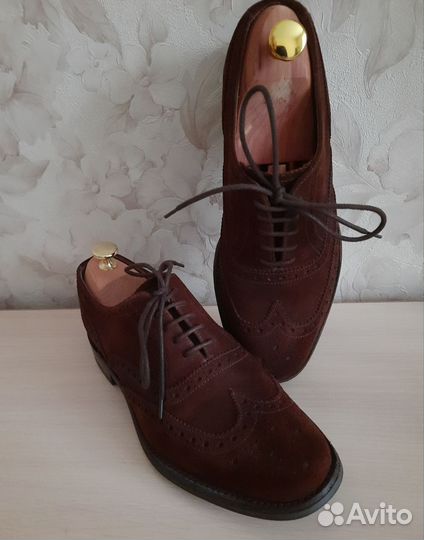 Loake оксфорды замша 6.5