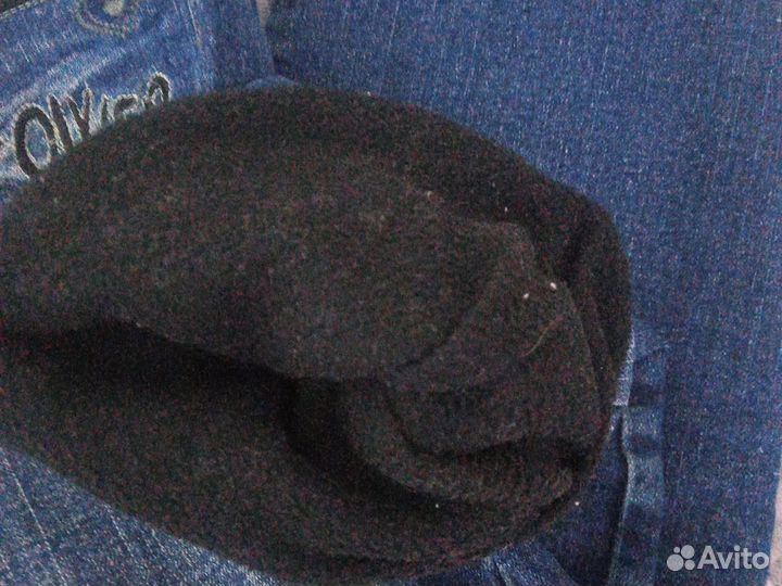 Джинсы детские, теплые