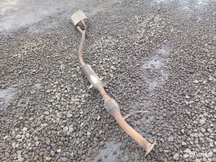 Глушитель Toyota Corolla седан 1.4 4ZZ-FE MT 2004