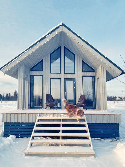 Коттедж 55 м² на участке 12 га