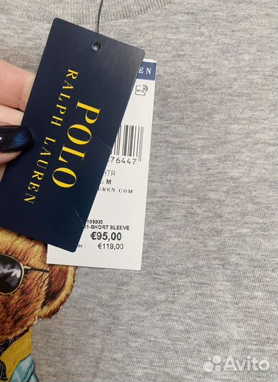 Ralph lauren футболка с мишкой оригинал