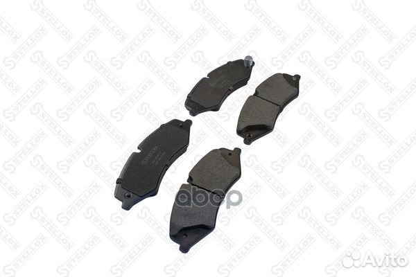 000 350B-SX колодки диск.перед. с антискрип. п