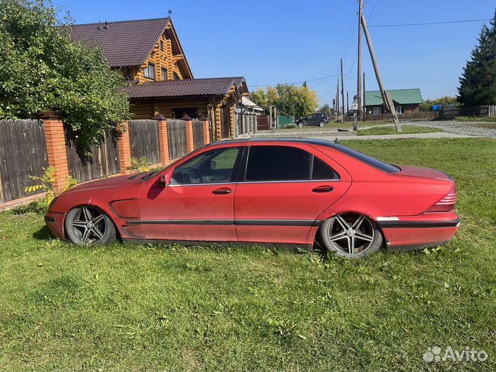 Mercedes-Benz S-класс 3.2 AT, 1999, битый, 220 321 км