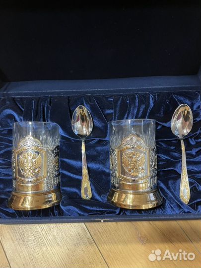 Подстаканники с ложками, новое