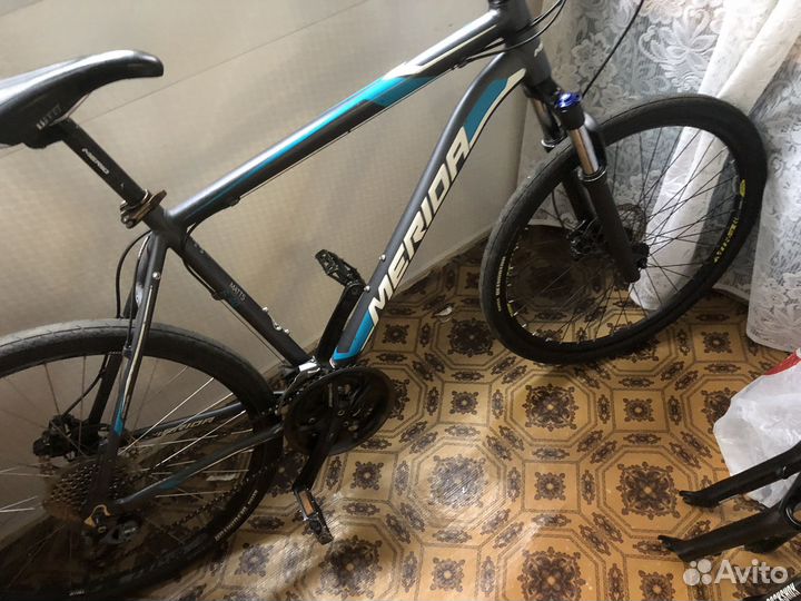Велосипед merida matts 6.40 rock shox гидравлика
