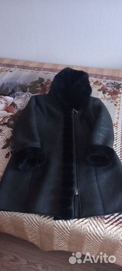 Натуральная дублёнка 48 размер