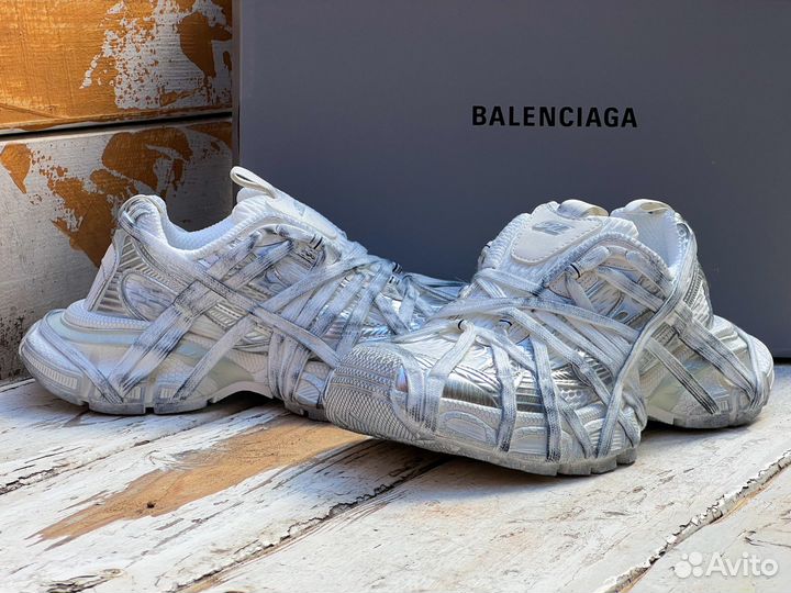 Balenciaga 3XL Extreme Lace Sneaker Champagne