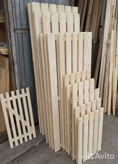 Решетки деревянные разных размеров