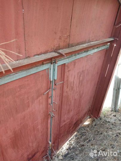 Ворота гаражные металлические бу