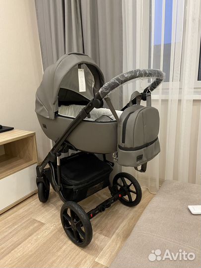 Коляска 3 в 1 Bexa Air Eco, 05 (Серая кожа)