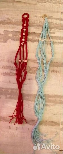 Кашпо подвесное макраме