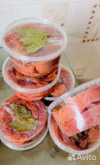 Рыба горбуша семужного посола