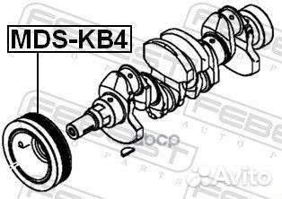 Шкив коленвала MDS-KB4 Febest