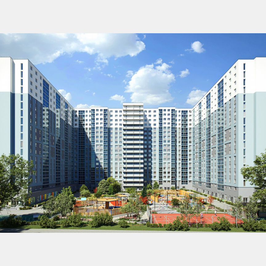 2-к. квартира, 65,2 м², 9/19 эт.