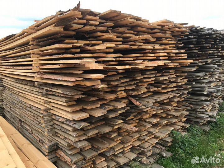 Пиломатериал необрезной