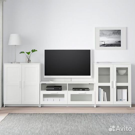 IKEA бримнэс Шкаф с дверями белый 78x95 см икеа