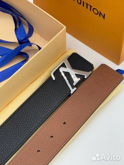 Ремень мужской кожаный Louis Vuitton