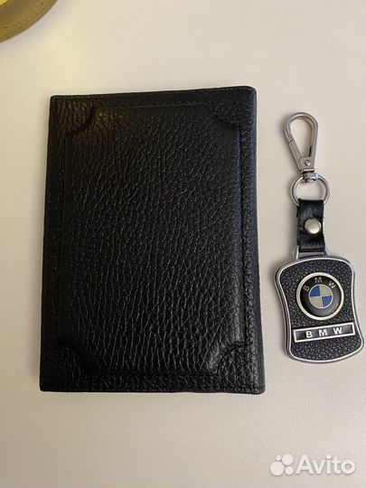 Обложка автодокументы BMW кожа