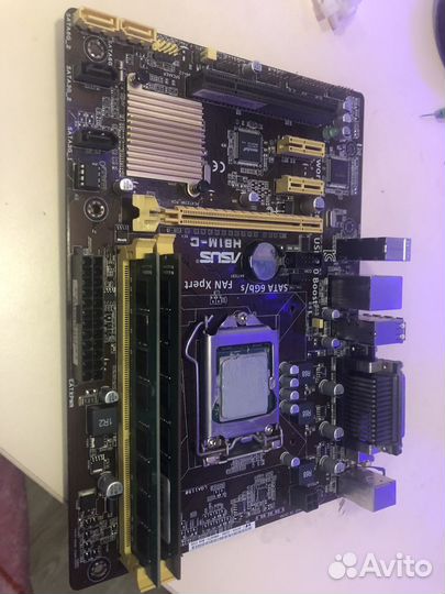 Комплект: Материнка, процессор, озу