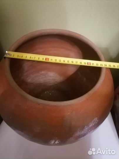 Корчага большая глиняная