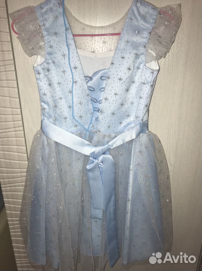 Нарядное платье для девочки Снежинка