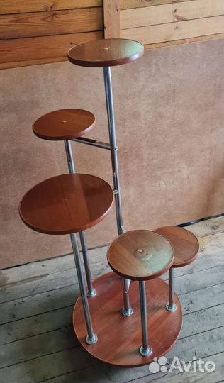 Подставка для цветов на 6 шт. орех. Доставка