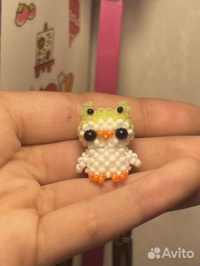 Мини амигуруми из бисера