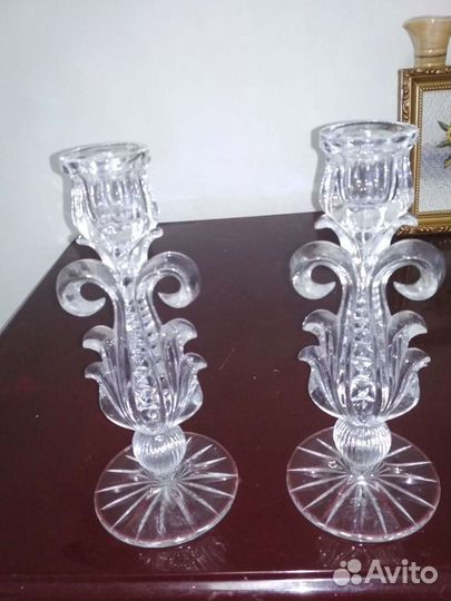 Подсвечник хрустальный