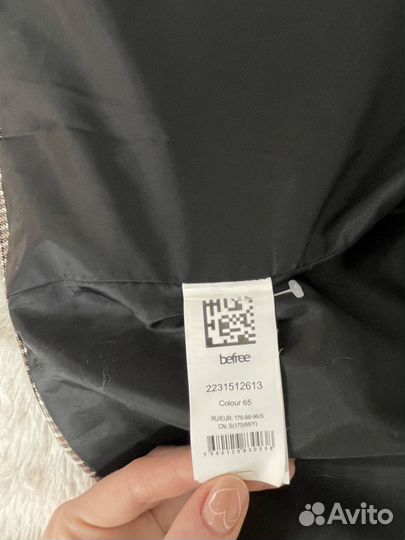 Пиджак женский в клетку