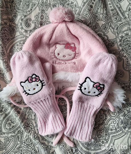 Комплект шапка, шарф