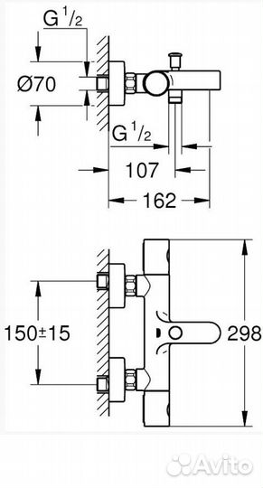 Смеситель для душа Grohe Precision Get 34744000