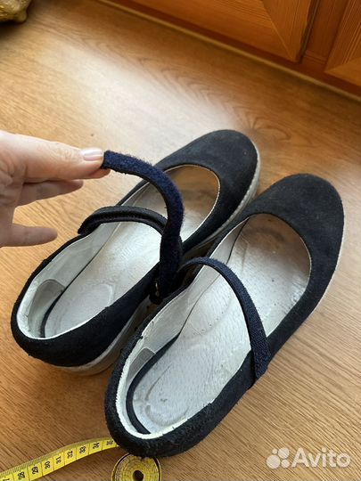 Туфли синии замшевые 37 Gulliver