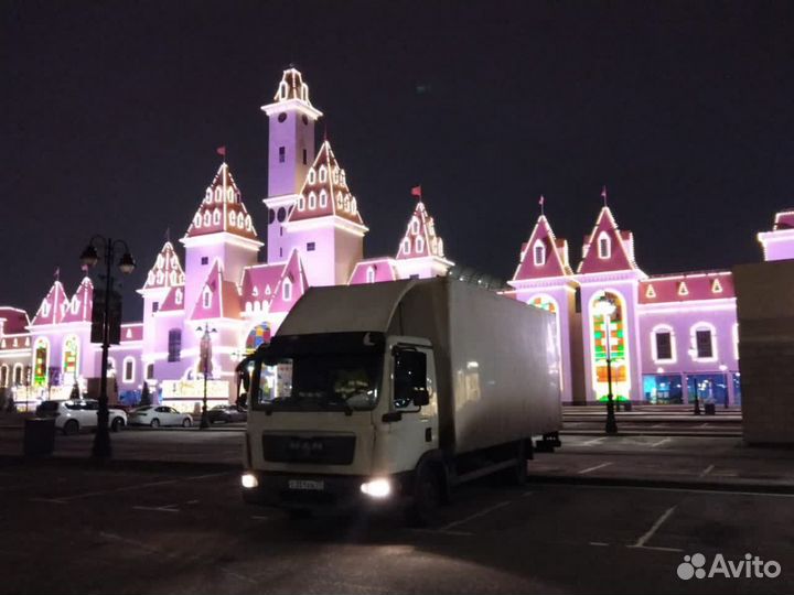 Грузоперевозки по городу гидроборт