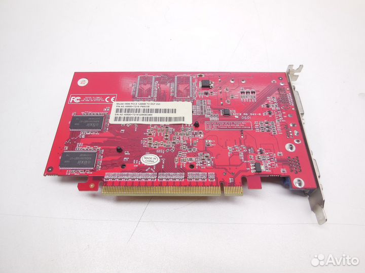 Видеокарта PCI-E Palit Radeon X550 128Mb, DVI-I, svga, TV-Out