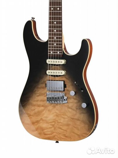 Justpro ST621-MCB - Электрогитара, коричневый санб