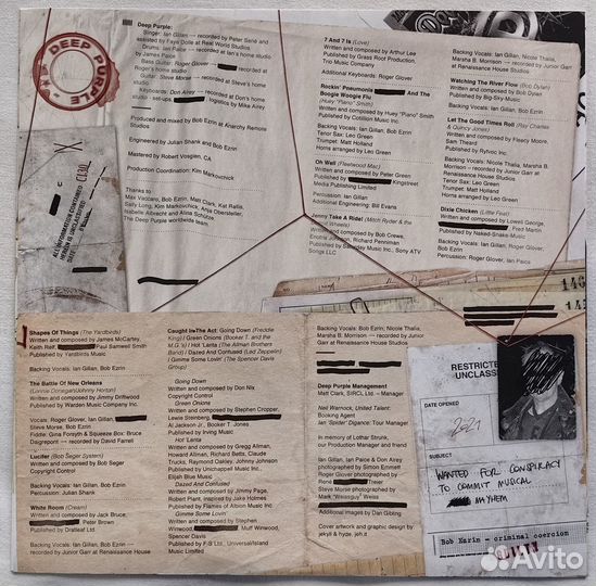 Deep Purple - Turning To Crime (LP)