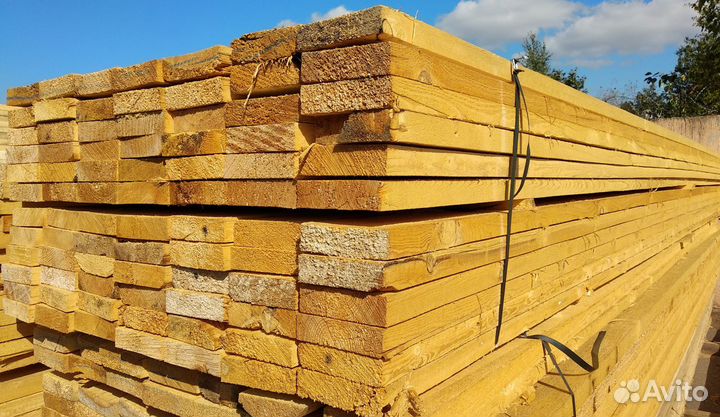 Доска обрезная 40*150*6000 мм